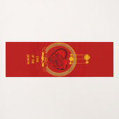 Tapis De Yoga Dragon Heart, Année du Dragon (Dos (Horizontal))