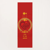 Tapis De Yoga Dragon Heart, Année du Dragon (Dos)