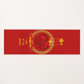 Tapis De Yoga Dragon Heart, Année du Dragon (Devant (Horizontal))