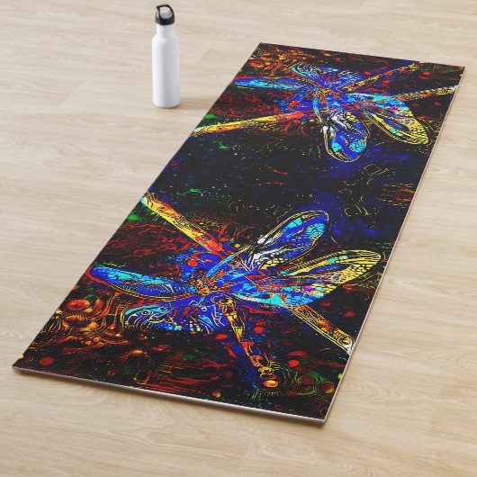 Tapis De Yoga Dragonfly Dreams (En situation)