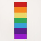Tapis De Yoga drapeau arc-en-ciel (Devant)