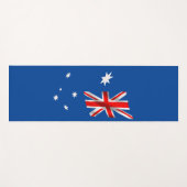 Tapis De Yoga Drapeau australien (Devant (Horizontal))