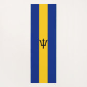 Tapis De Yoga Drapeau Barbade (Dos)