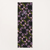 Tapis De Yoga Drapeau bleu Iris Fleur Motif Abstrait (Devant)