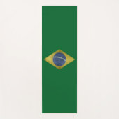 Tapis De Yoga Drapeau brésilien (Devant)