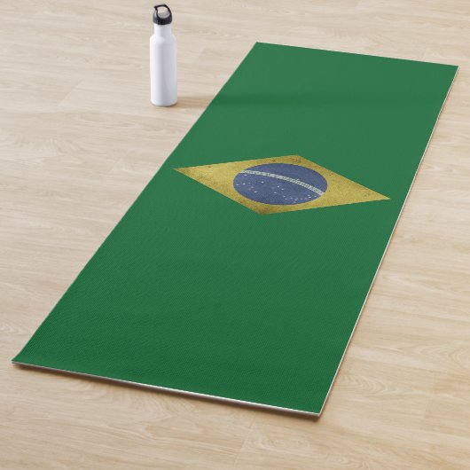 Tapis De Yoga Drapeau brésilien (En situation)