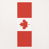 Tapis De Yoga Drapeau canadien (Feuille d'érable) (Canada) (Devant)