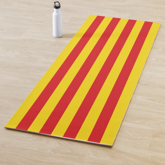 Tapis De Yoga Drapeau catalan (Catalogne) (En situation)