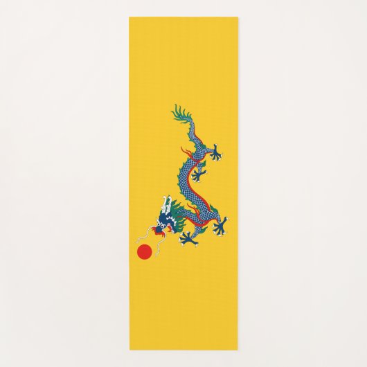 Tapis De Yoga Drapeau chinois de dynastie Qing (dragon chinois)  (Devant)