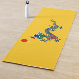 Tapis De Yoga Drapeau chinois de dynastie Qing (dragon chinois)