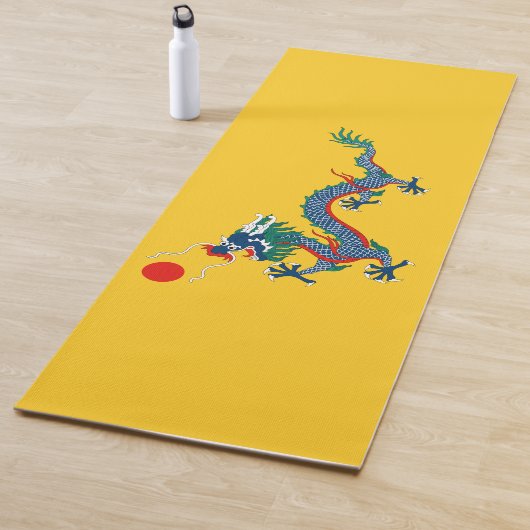 Tapis De Yoga Drapeau chinois de dynastie Qing (dragon chinois) (En situation)