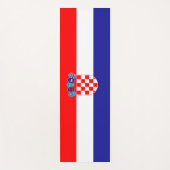 Tapis De Yoga Drapeau croate (Croatie) (Devant)