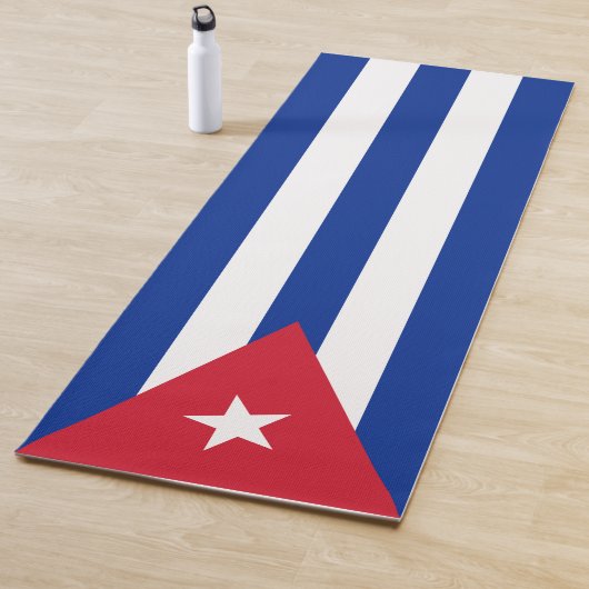 Tapis De Yoga Drapeau cubain (Cuba) (En situation)