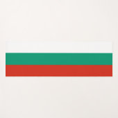 Tapis De Yoga Drapeau de Bulgarie (Devant (Horizontal))