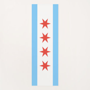 Tapis De Yoga Drapeau de Chicago Yoga Mat