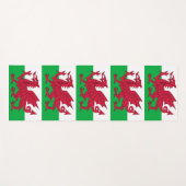Tapis De Yoga Drapeau de dragon gallois (Devant (Horizontal))
