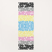 Tapis De Yoga Drapeau de fierté polygender abstrait géométrique (Devant)