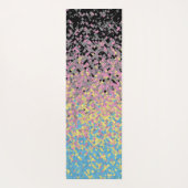 Tapis De Yoga Drapeau de fierté polygender pixelisé funky tripan (Dos)