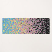 Tapis De Yoga Drapeau de fierté polygender pixelisé funky tripan (Devant (Horizontal))
