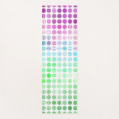 Tapis De Yoga Drapeau de fierté Toric abstrait boho éclectique G (Devant)