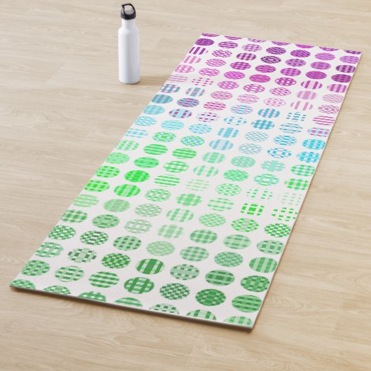 Tapis De Yoga Drapeau de fierté Toric abstrait boho éclectique G (En situation)
