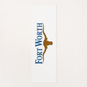 Tapis De Yoga Drapeau de Fort Worth (Texas) (Devant)