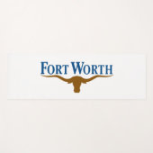 Tapis De Yoga Drapeau de Fort Worth (Texas) (Devant (Horizontal))