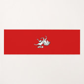 Tapis De Yoga Drapeau de Kent (comté anglais) (Devant (Horizontal))