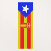 Tapis De Yoga Drapeau de la Catalogne (Dos)