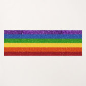 Tapis De Yoga Drapeau de la Fierté arc-en-ciel LGBT Parties scin (Devant (Horizontal))