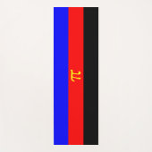Tapis De Yoga Drapeau de la Fierté polyamérale (Devant)