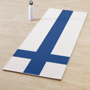 Tapis De Yoga Drapeau de la Finlande