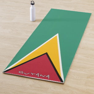 Tapis De Yoga Drapeau de la Guyane