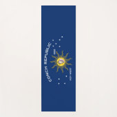 Tapis De Yoga Drapeau de la République des Conques (Devant)