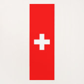 Tapis De Yoga Drapeau de la Suisse (Dos)