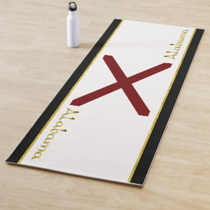 Tapis De Yoga Drapeau de l'Alabama