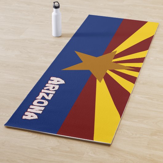 Tapis De Yoga Drapeau de l'Arizona (En situation)