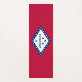Tapis De Yoga Drapeau de l'Arkansas (Devant)