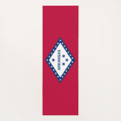 Tapis De Yoga Drapeau de l'Arkansas (Dos)