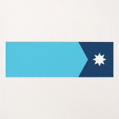 Tapis De Yoga Drapeau de l'État du Minnesota (Devant (Horizontal))