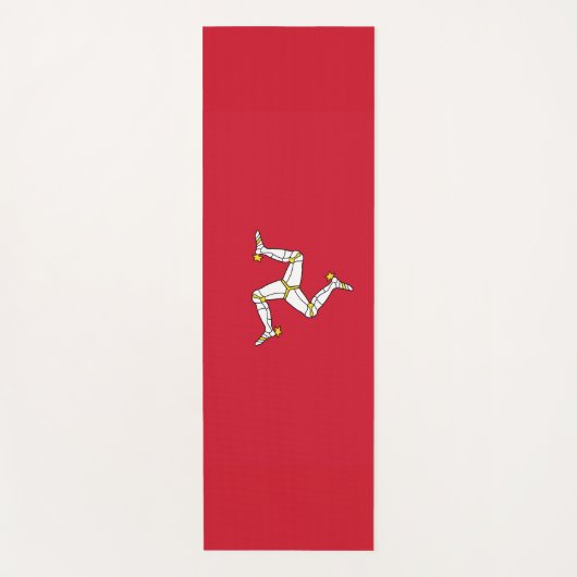 Tapis De Yoga Drapeau de l'île de Man / Drapeau de Manx (Devant)