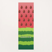Tapis De Yoga Drapeau de pastèque (Devant)
