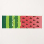 Tapis De Yoga Drapeau de pastèque (Devant (Horizontal))