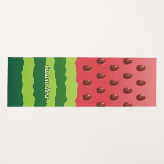 Tapis De Yoga Drapeau de pastèque (Devant (Horizontal))
