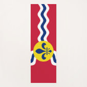 Tapis De Yoga Drapeau de Saint-Louis (Missouri) (Devant)