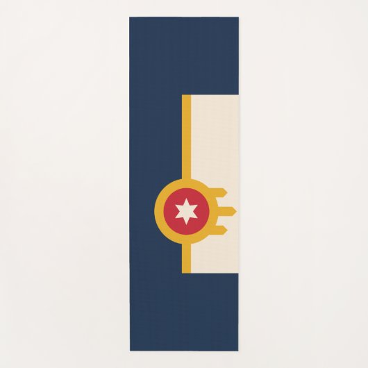 Tapis De Yoga Drapeau de Tulsa, Oklahoma (Devant)