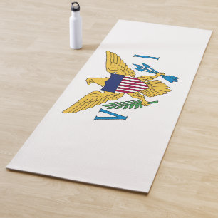 Tapis De Yoga Drapeau des îles Vierges américaines