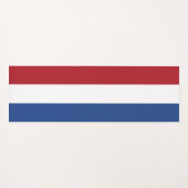 Tapis De Yoga Drapeau des Pays-Bas (Devant (Horizontal))