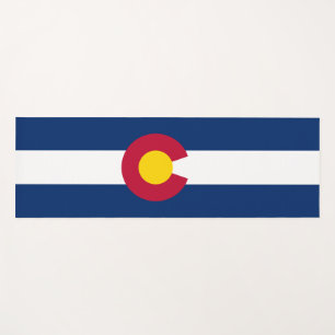Tapis De Yoga Drapeau d'Etat du Colorado