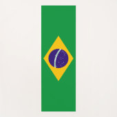 Tapis De Yoga Drapeau du Brésil (Devant)